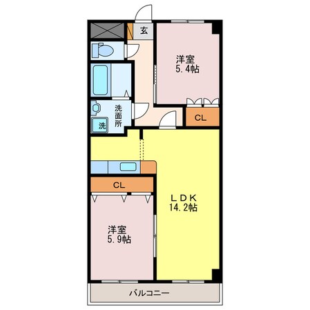 ロータスヒルズの物件間取画像